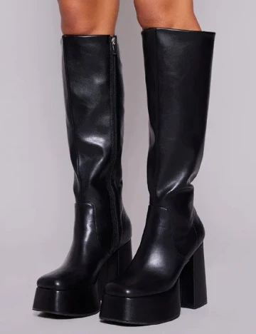 Cizme PrettyLittleThing, negru Negru
