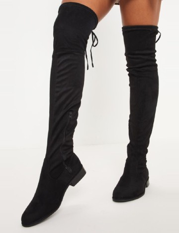 Cizme PrettyLittleThing, negru