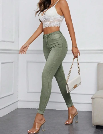 Blugi SHEIN, verde