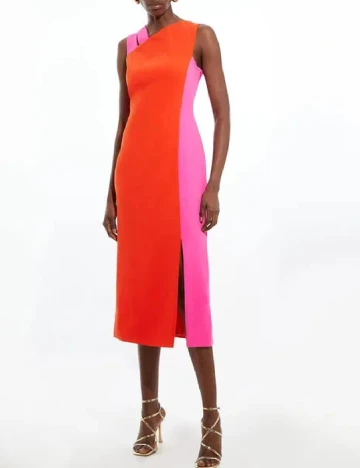 Rochie medie Karen Millen, portocaliu/roz Portocaliu