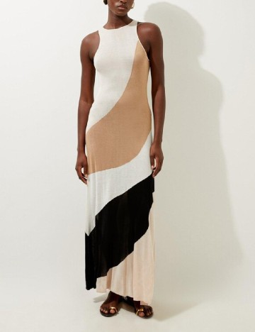 
						Rochie lunga Karen Millen, mix culori