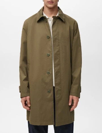 Trench Mango, kaki Verde