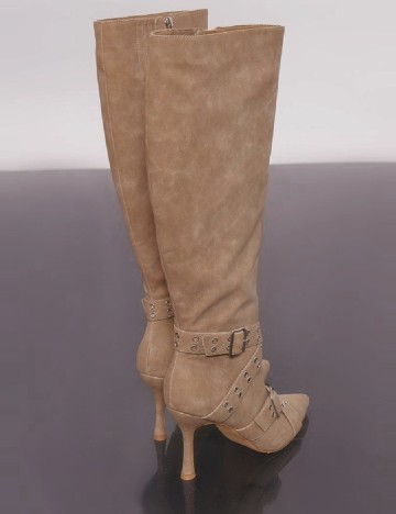 Cizme PrettyLittleThing, bej