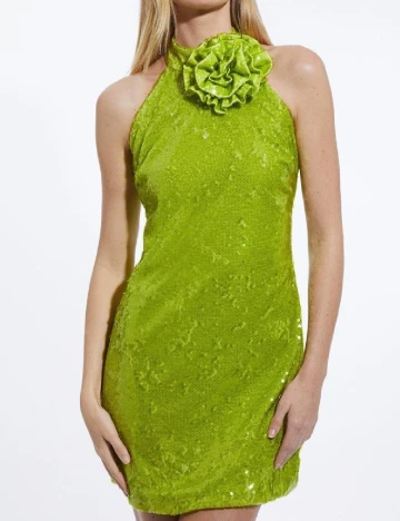 Rochie scurta Karen Millen, verde Verde