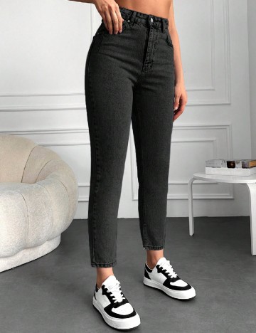 
						Blugi SHEIN, negru