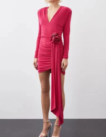 Rochie scurta Karen Millen, roz Roz