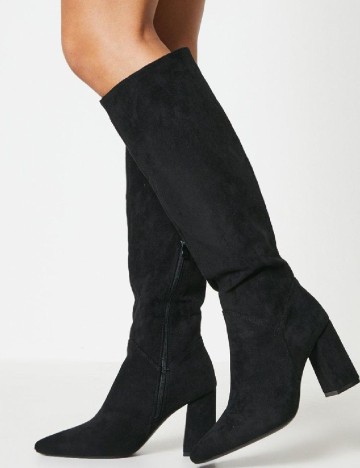 
						Cizme PrettyLittleThing, negru