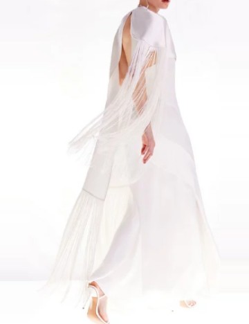 Rochie lunga Karen Millen, alb
