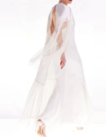 Rochie lunga Karen Millen, alb Alb