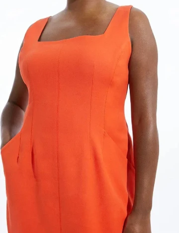 Rochie medie Karen Millen, portocaliu Portocaliu