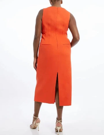 Rochie medie Karen Millen, portocaliu Portocaliu