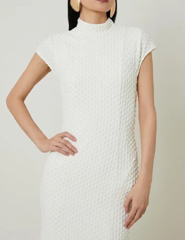 Rochie lunga Karen Millen, ecru