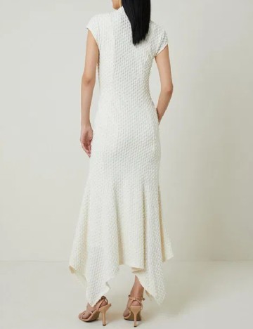 Rochie lunga Karen Millen, ecru