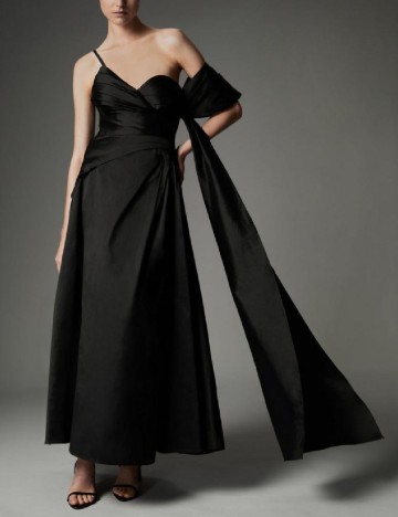 
						Rochie lunga Karen Millen, negru