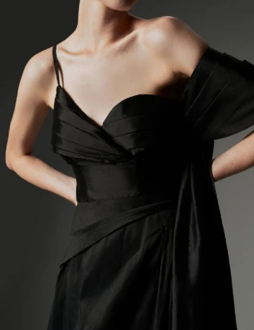Rochie lunga Karen Millen, negru Negru
