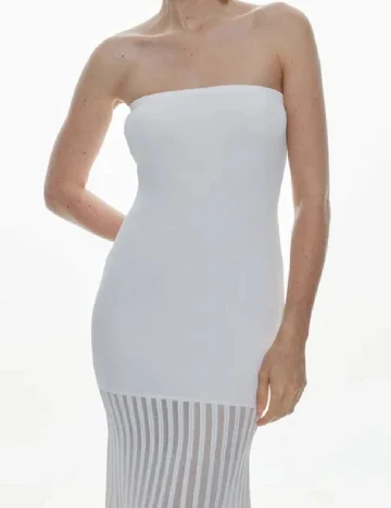 Rochie lunga Karen Millen, alb Alb