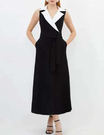 Rochie medie Karen Millen, negru Negru