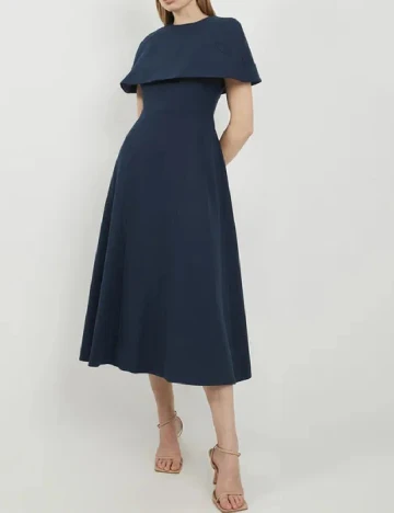 Rochie medie Karen Millen, albastru Albastru