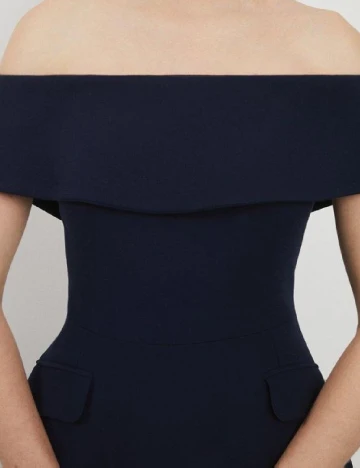 Rochie medie Karen Millen, albastru Albastru