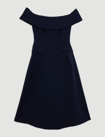 Rochie medie Karen Millen, albastru Albastru