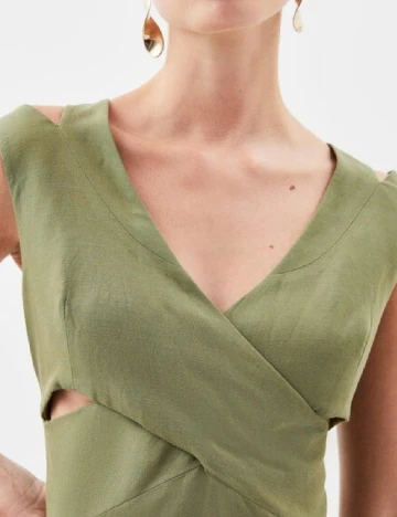 Rochie medie Karen Millen, verde Verde