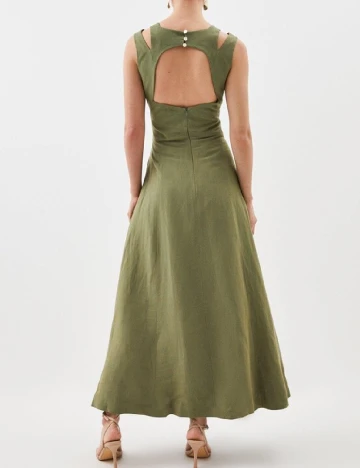 Rochie medie Karen Millen, verde Verde