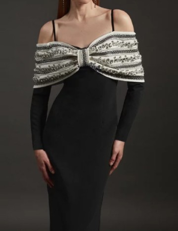 Rochie lunga Karen Millen, negru