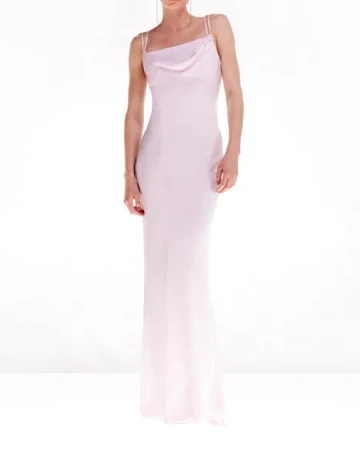 Rochie lunga Karen Millen, roz pal Roz