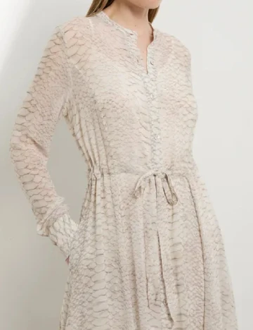 Rochie medie Karen Millen, bej Crem