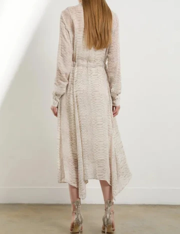 Rochie medie Karen Millen, bej Crem