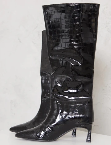 Cizme PrettyLittleThing, negru Negru