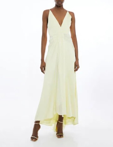 
						Rochie lunga Karen Millen, galben
