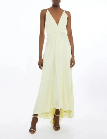 Rochie lunga Karen Millen, galben Galben