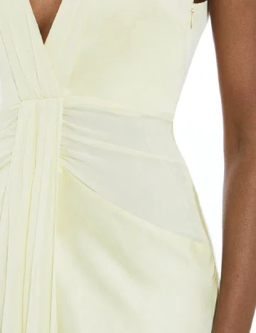 Rochie lunga Karen Millen, galben Galben