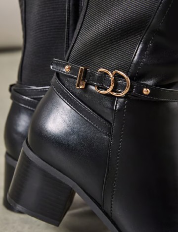 Cizme PrettyLittleThing, negru