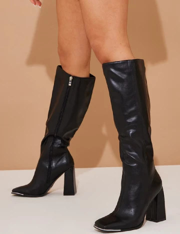 Cizme PrettyLittleThing, negru Negru