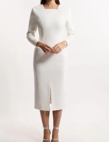 
						Rochie scurta Karen Millen, alb