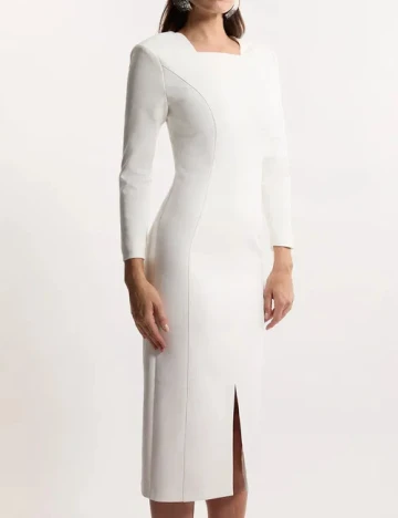 Rochie scurta Karen Millen, alb Alb