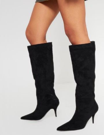 
						Cizme PrettyLittleThing, negru