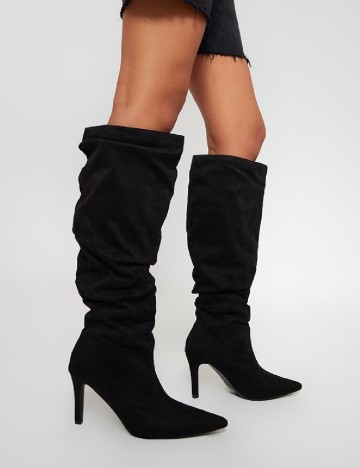 
						Cizme PrettyLittleThing, negru