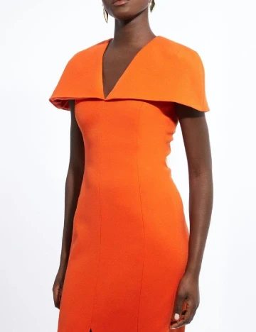 Rochie medie Karen Millen, portocaliu Portocaliu