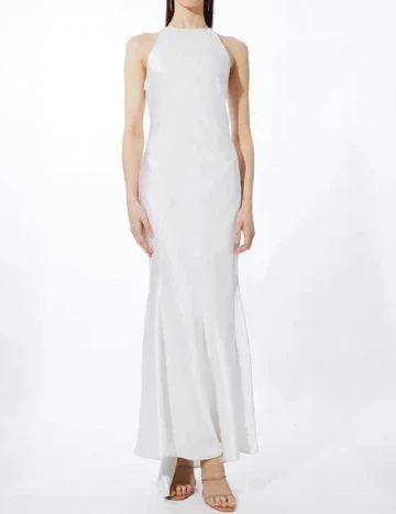 Rochie lunga Karen Millen, alb Alb