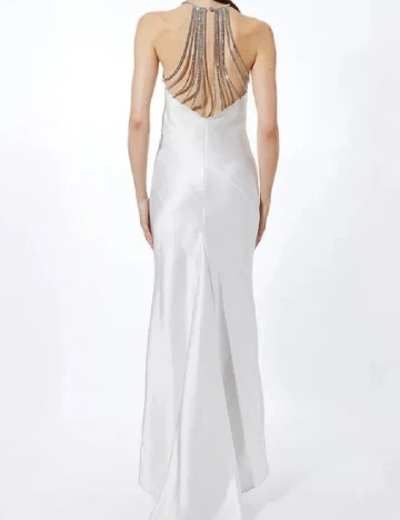Rochie lunga Karen Millen, alb Alb