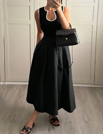 Rochie lunga SHEIN, negru Negru