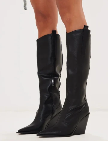 Cizme PrettyLittleThing, negru Negru