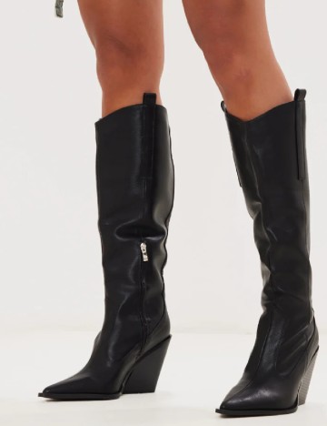 Cizme PrettyLittleThing, negru