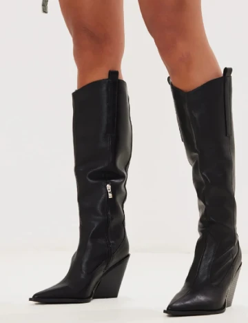 Cizme PrettyLittleThing, negru Negru
