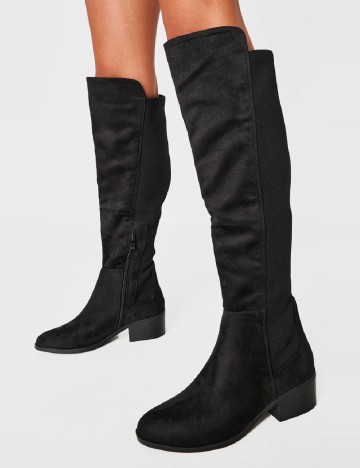 
						Cizme PrettyLittleThing, negru
