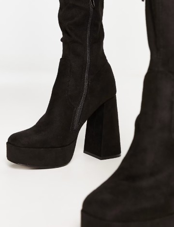 Cizme PrettyLittleThing, negru