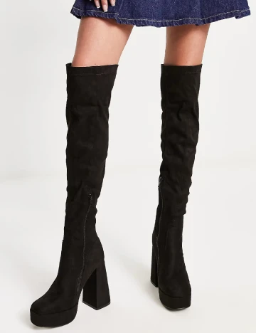 Cizme PrettyLittleThing, negru Negru